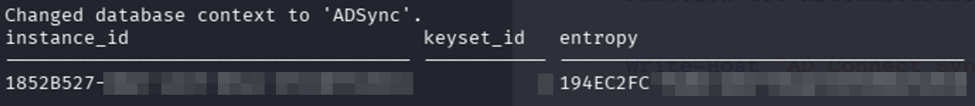 Sync DB Info