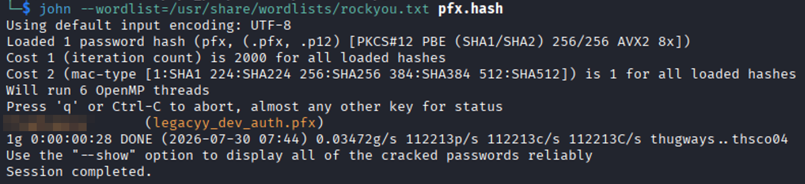Certificate Pass Crack